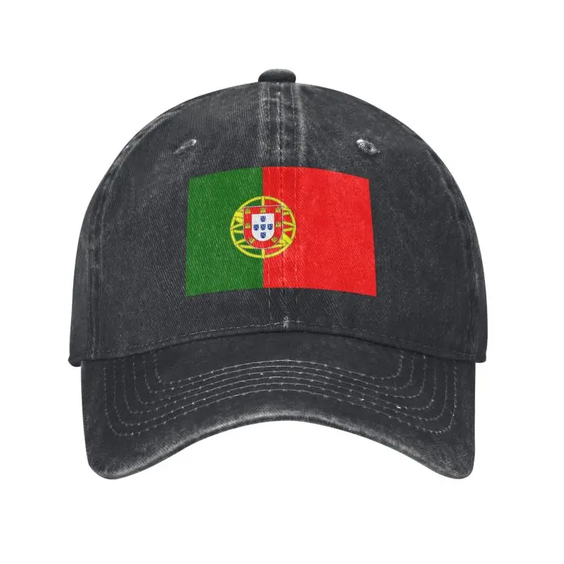 Custom Cotton Flag Of Portugal Baseball Cap Sun Protection Men Women's Adjustable Portuguesa Patriotic Dad Hat