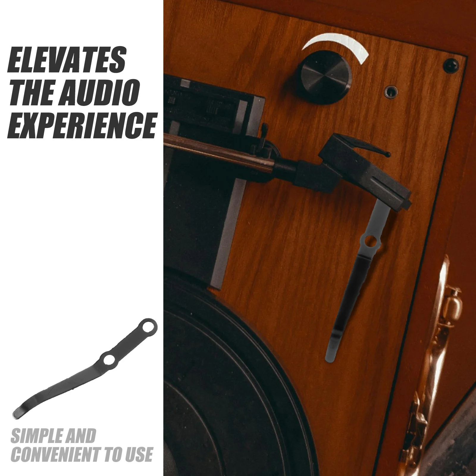 

Durable Metal Turntable Replacement Tonearm for Record Players Phonograph Tonearm Featuring Universal Compatibility