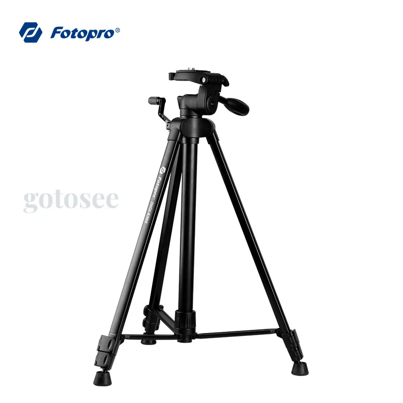 Fotopro Camera Tripod Aluminum Alloy Telescope Mount UNC 1/4-20 Universal Screw For DSLR / Mirrorless Camera Video Shooting