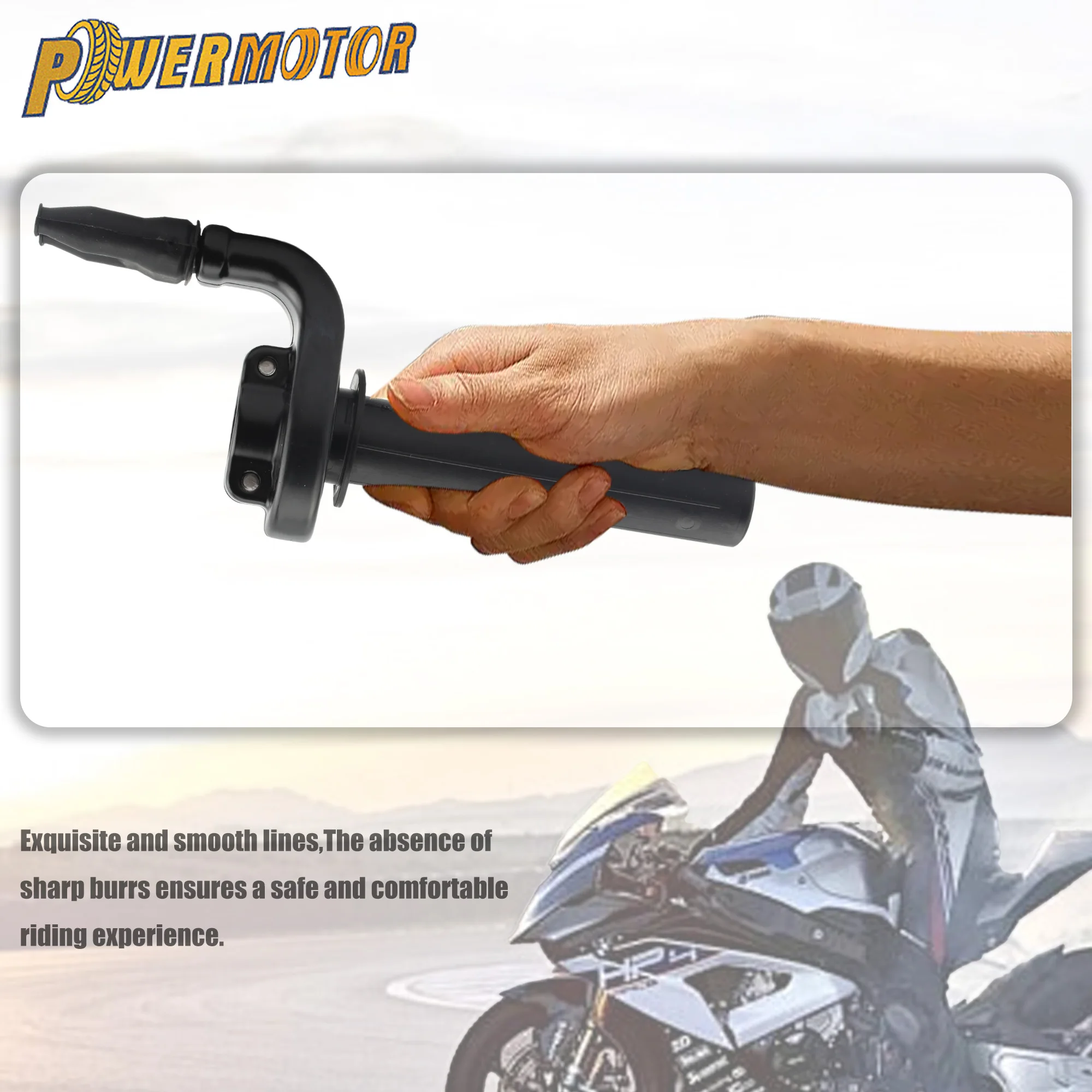 

Motorcycle 22mm Twist Accelerator Grip Throttle Two Line for 4 Stroke Dirt Bike ATV Scooter 50cc 90cc 110cc 150cc 125cc 140cc