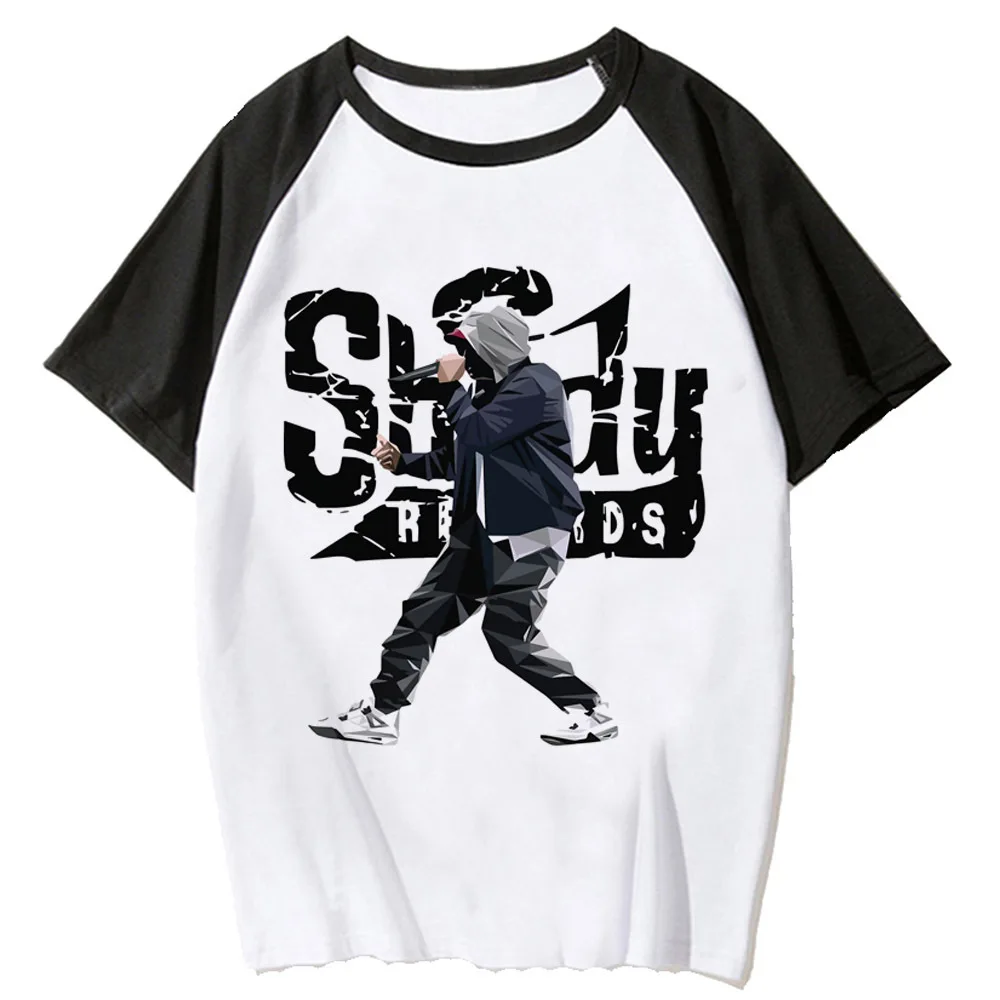 Eminem top women stretchy anime graphic top girl manga y2k Japanese clothes