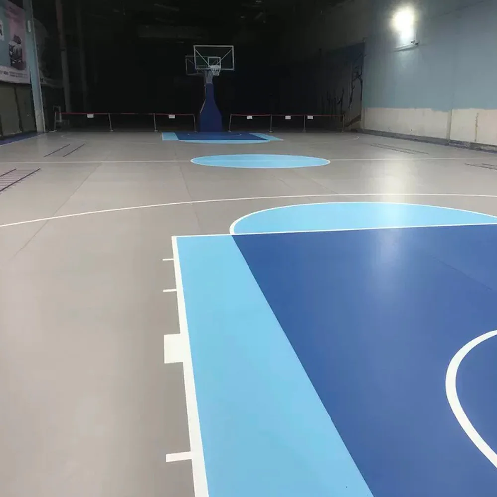 Beable Eco-Friendly Multi-Purpose PVC Basketball Court Flooring Customizable Long-Lasting