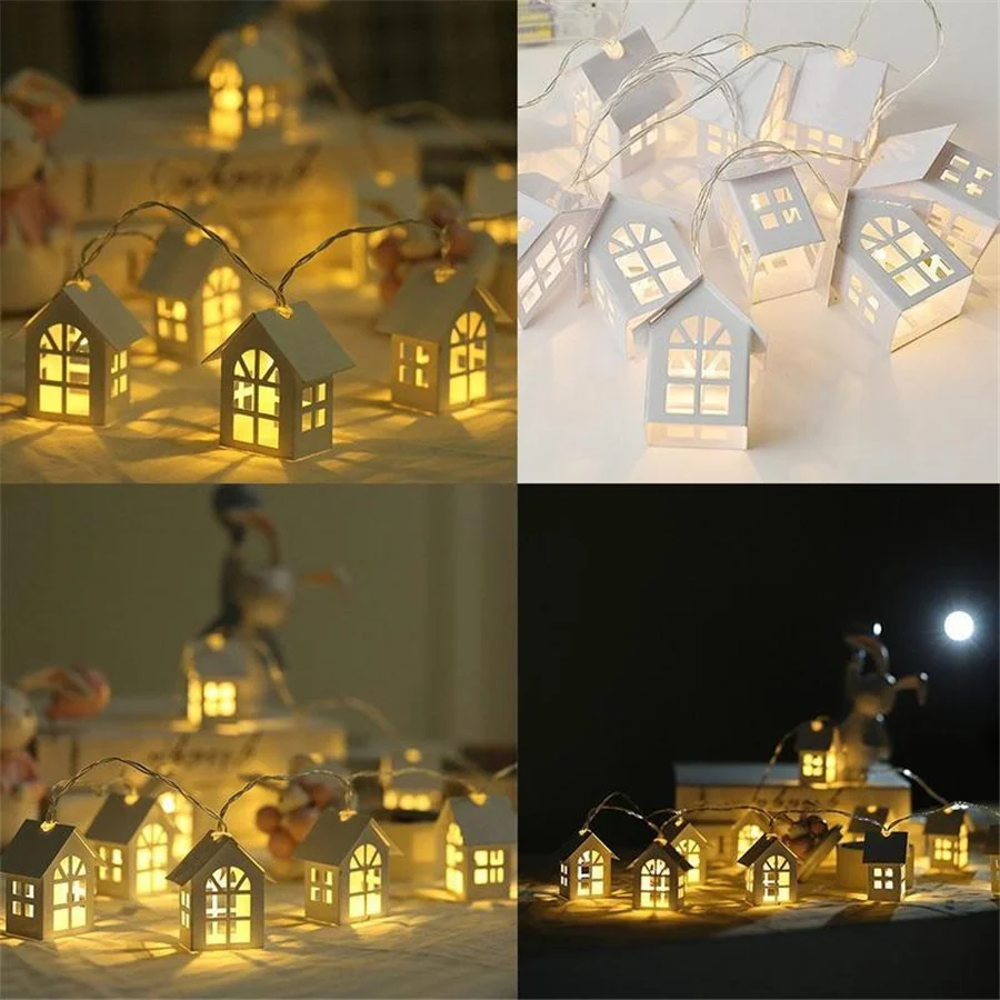 Guirxiété lumineuse dégradée pour la décoration de la maison en bois, guirxiété lumineuse, batterie, fête, mariage, chambre à coucher, nouvel an, Noël, 2024, 662 m, 10