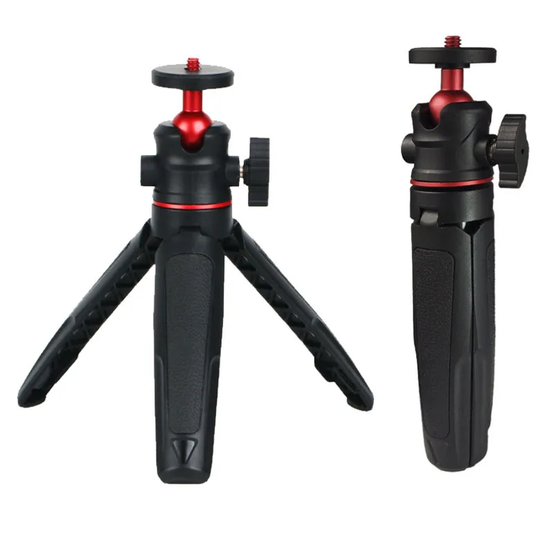 Mini Extendable Tripod, Portable Desktop Stand for Phone/Camera/Light/Mic/GoPro, Adjustable Stable Holder with 1/4" Screw Mount