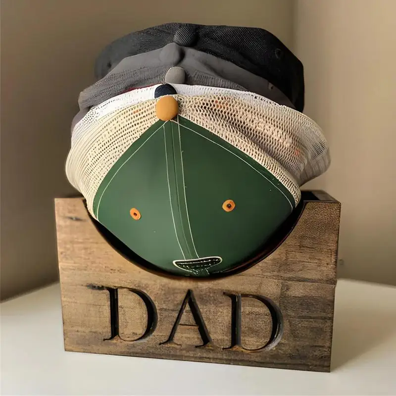 Wooden Hat Holder Baseball Hats Holders Storage Rack The Best Baseball Cap Bracket Shelf Christmas Desktable Useful Ornaments