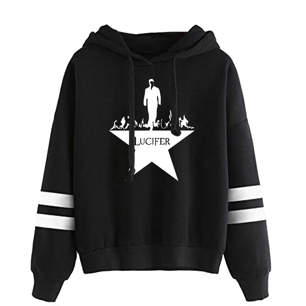 Lucifer-Season 5 Cotton Hoodie para Unissex, Streetwear Solto, Estampa de Texto, Harajuku, Hip Hop, Casual, High Street, Primavera, Novo