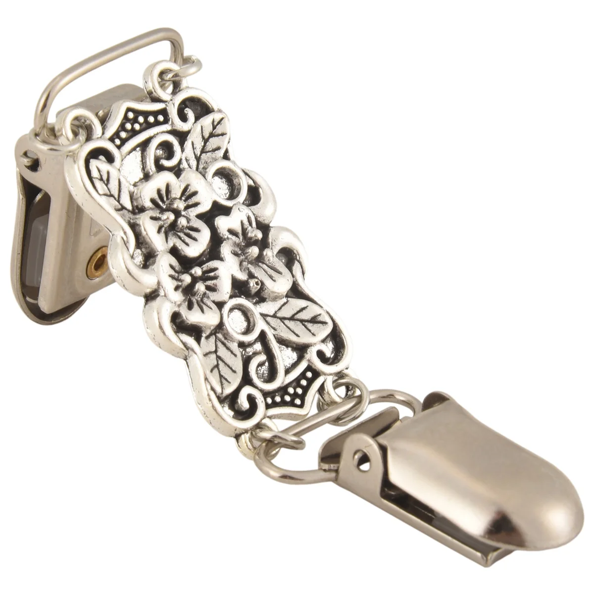 ¡Calidad! Clip de cárdigan Retro para mujer, Clip para suéter, cincha de filigrana para parte trasera de vestidos, Clip para chal