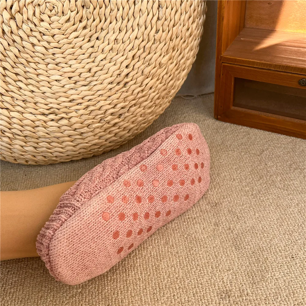 Women Fuzzy Slippers Winter Soft Contton Warm Plush Non Skid Anti Slip Grip Sole Indoor Home Fluffy Female Shoes House Slipper