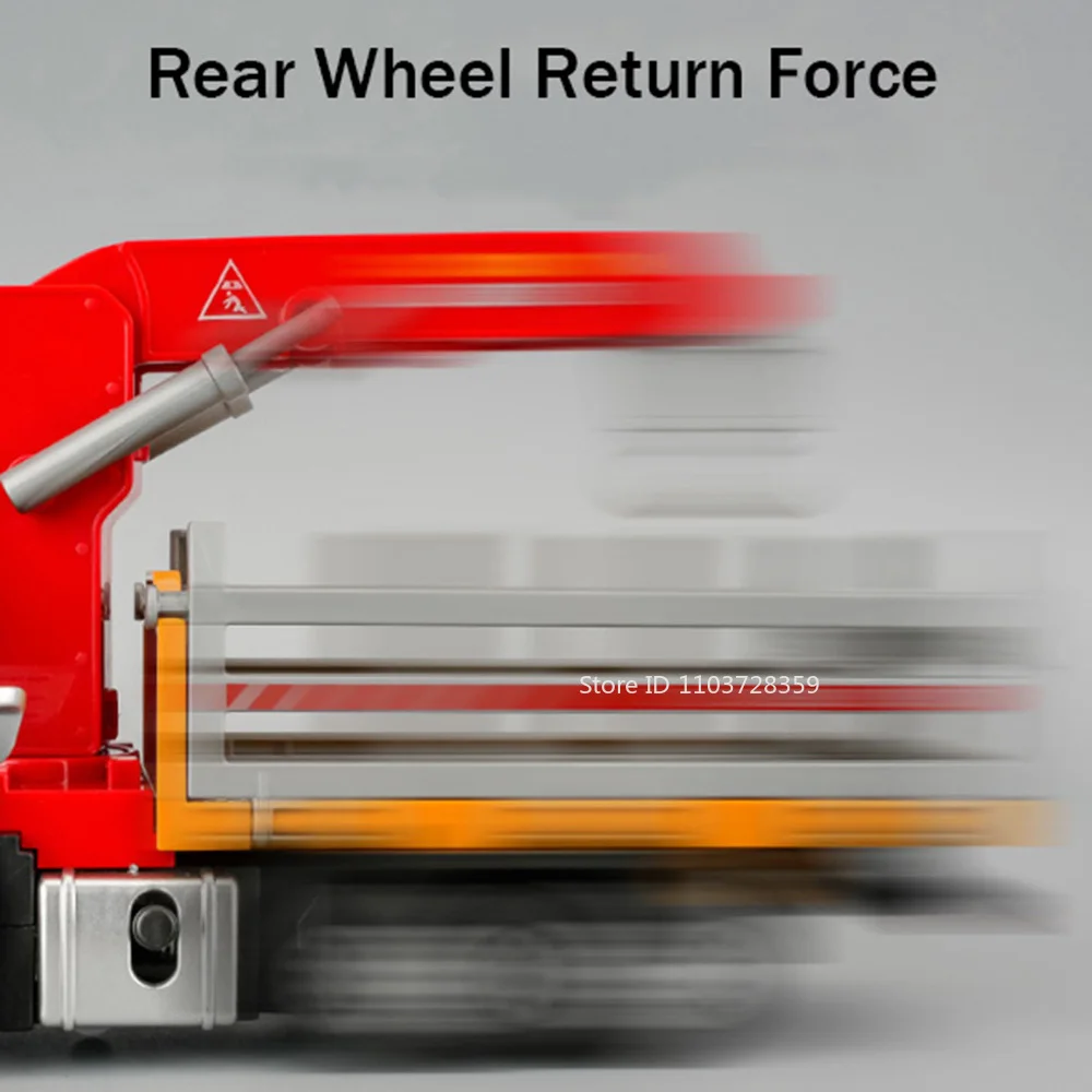 1:32 مصغرة الأخشاب النقل نماذج من الشاحنات اللعب سبيكة دييكاست المركبات الهندسية ضوء الصوت التراجع لعبة الهدايا لصبي