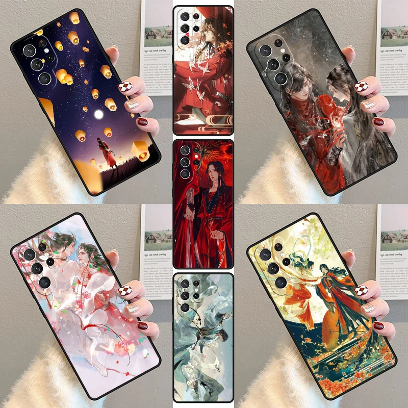 

Чехол для телефона Tian Guan Ci Fu для Samsung Galaxy S23 S21 S20 FE S24 S25 S22 Ultra Note 10 20 Plus, силиконовый чехол