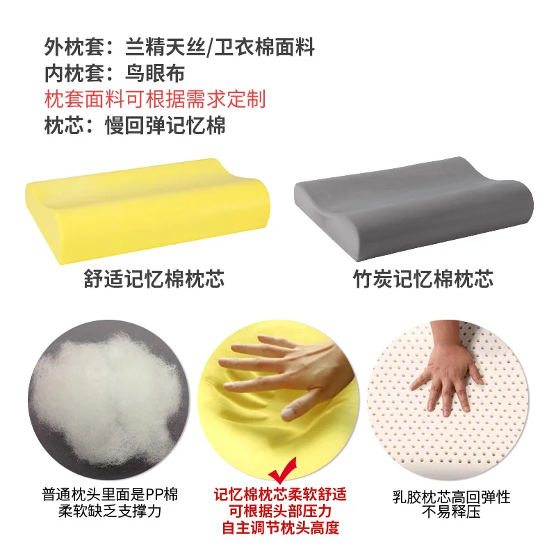 Pressure release waves foam pillow ,memory  foam pillow,slow rebound pillow ,special pillow core health cushion