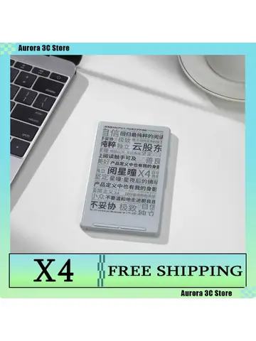 XTEINK X4 E-Book Reader Ink Screen Magnetic Lightweight 4.3 inches 220ppi Portable E-Book Readers Ultrathin 650mAh 16GB Gift