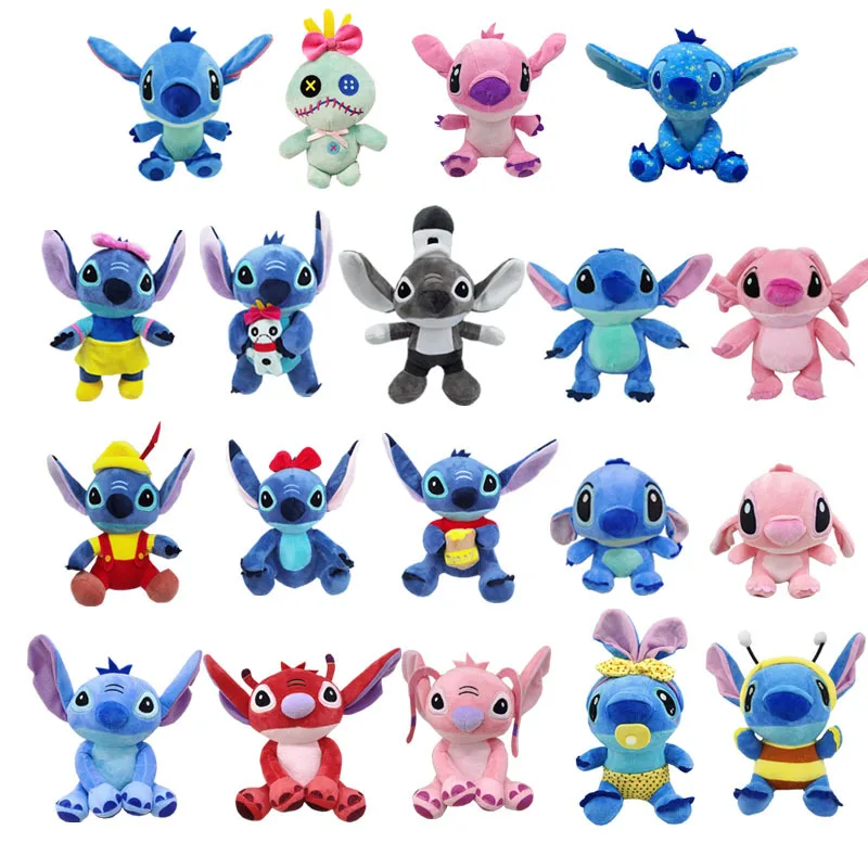 25 centimetri Disney Peluche Stitch Originale Anime Figure Disney Lilo & Stitch Carino Peluche Periferiche di Film Ornamenti Morbidi Regalo