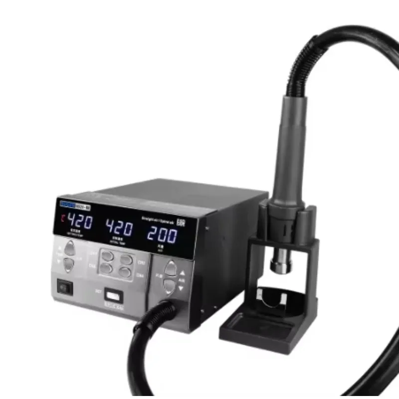 

NEW SUG 8620DX 1000W Hot Air Rework Station Microcomputer Temperature Control BGA Rework Station Curved Nozzle Welding Repair