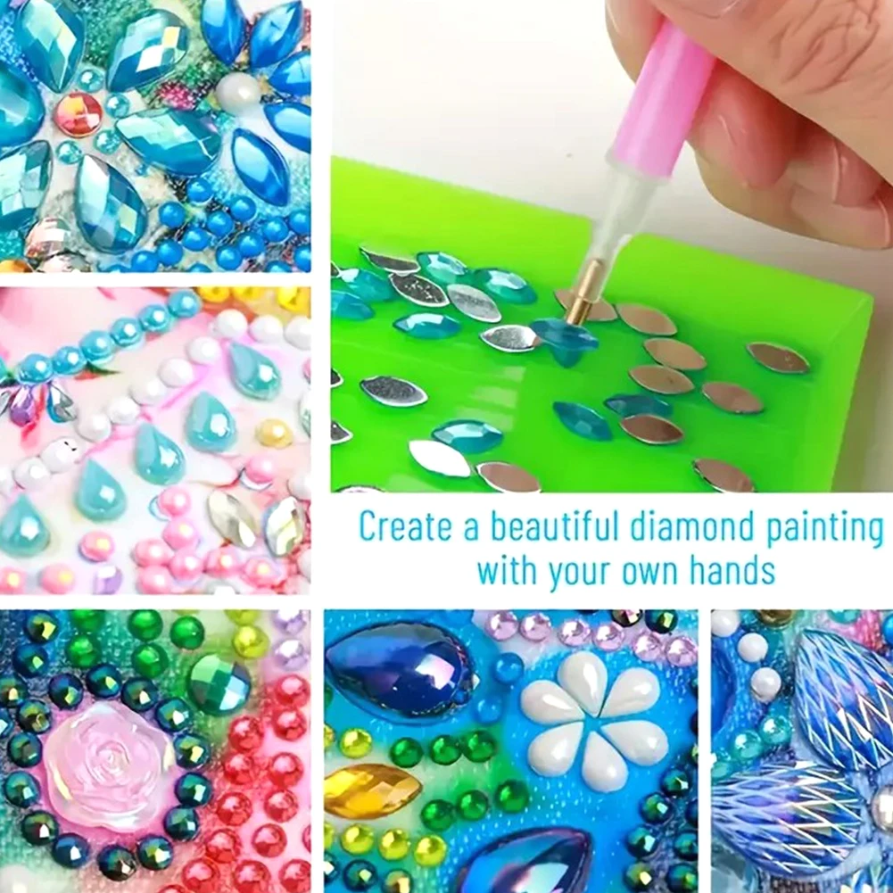 

Держатель для блокнота с алмазной живописью «Кошка» и 160 листов бумаги для рукоделия