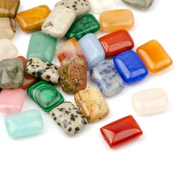 10x14mm/13x18mm Rectangle Shape Mix Natural Stone Beads for Jewelry Making Loose Beads DIY Accessories