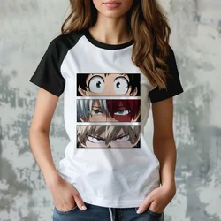 My Hero Academia tshirt women comic designer top girl comic clothing