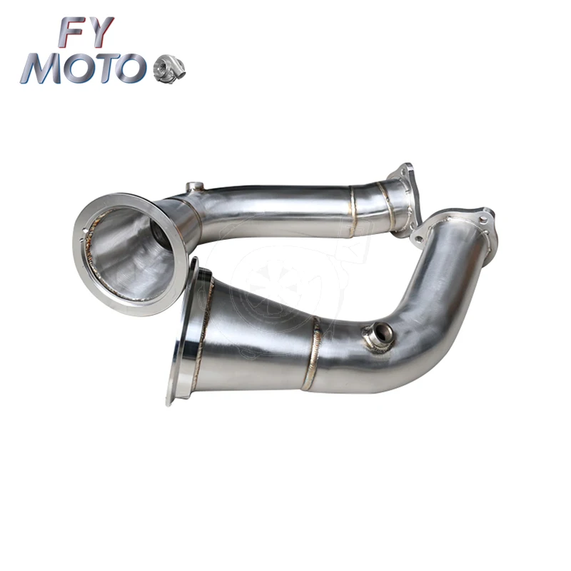 Exhaust Downpipe for AU DI RS4 B9 RS5 F5 2.9T 18-19 LHD catless without OPF