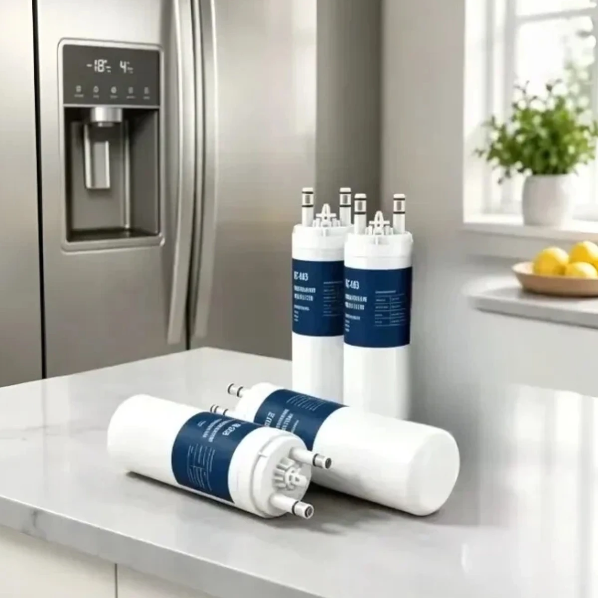 

Water Filter Replacement for Frigidaire Fridges 4 Pack Fits 242017800, FFHS2611LB, FFHS2611LW, FFHS2611PF, FFHS2612LS