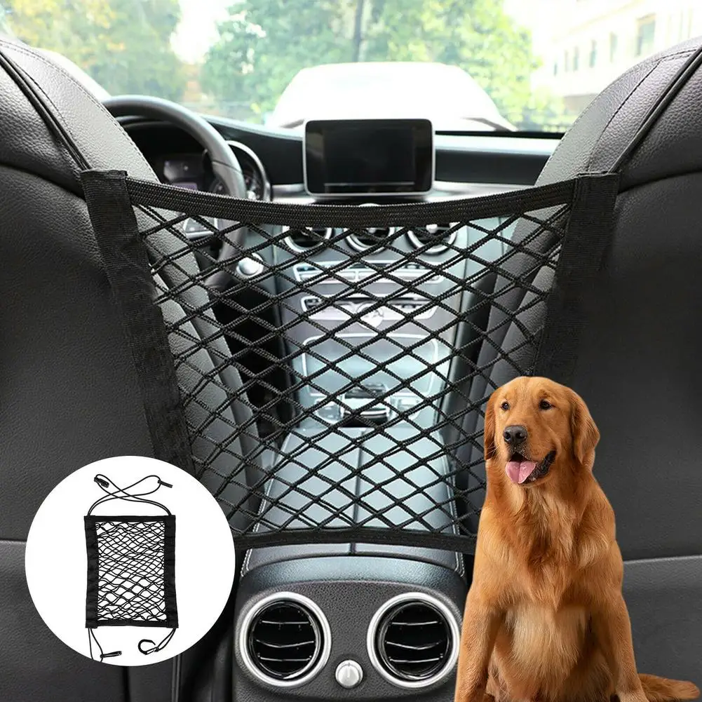 Car Seat Dog Elastic Mesh Net Storage Organizer Luggage Hook for Ford Focus Mk1 Ioniq 5 Renegade Car Trash Golf 4