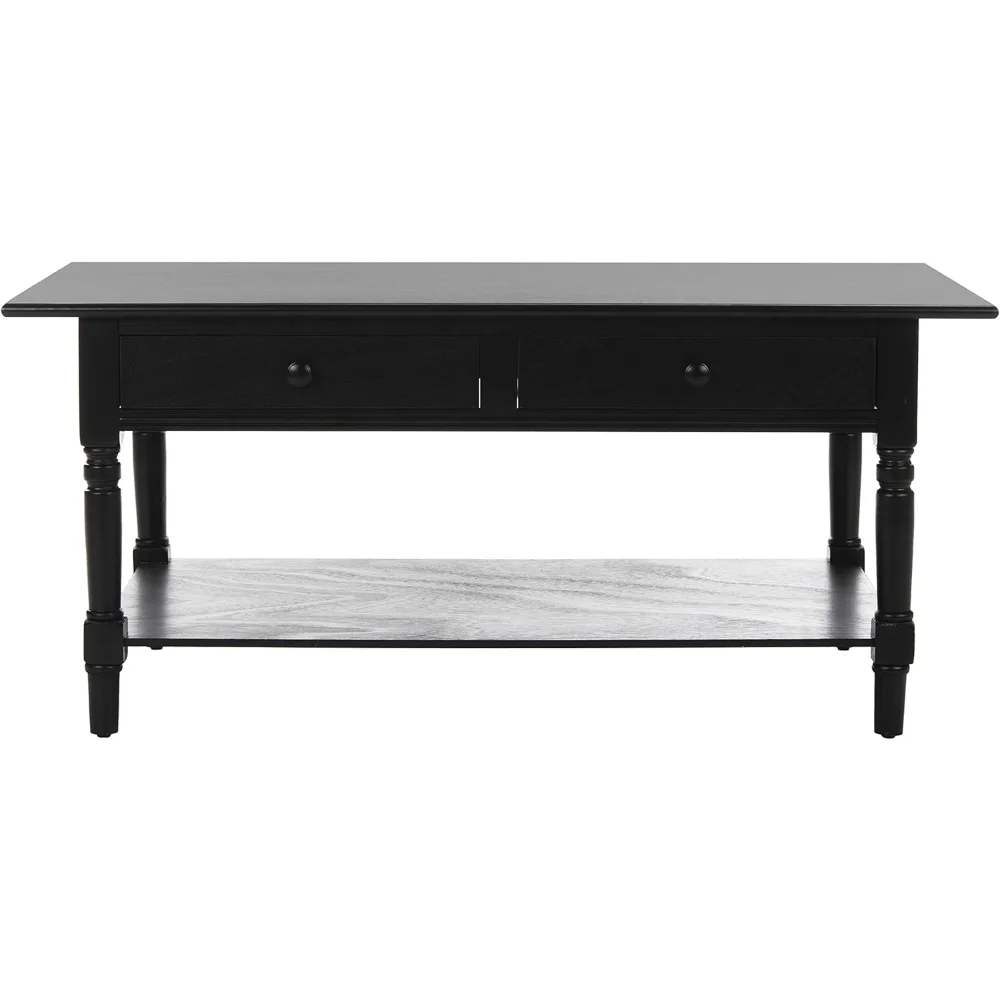 

SAFAVIEH Home Collection Boris Distressed Black Coffee Table