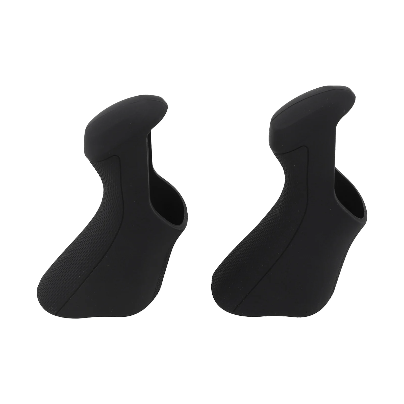 1 Pair Brake Handle Covers For Ultegra Di2 ST-6870 Premium Rubber Gear Shift Hoods For Shimano Road Bikes Black Lever Grips - view 6