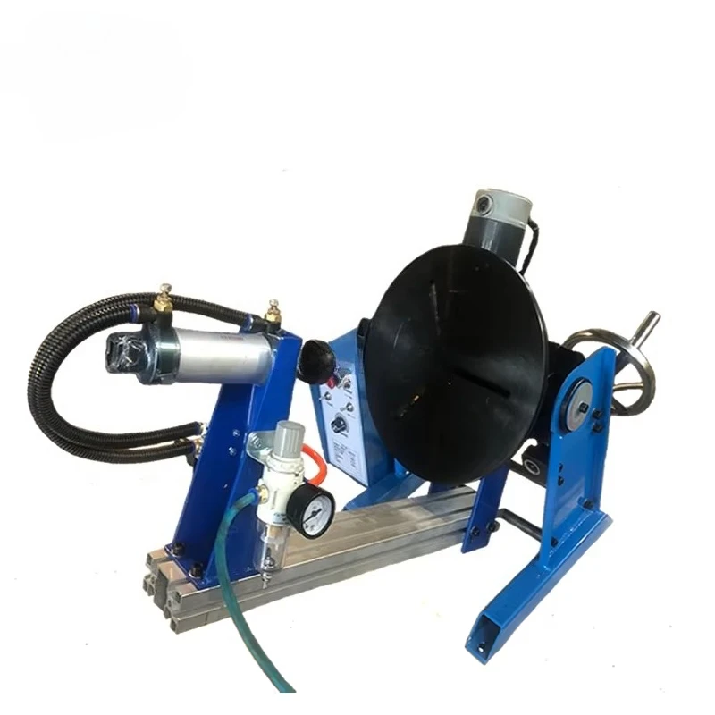 Reliable 50kg welding positioner with high-efficiency motor gear rotary table for welding turntable