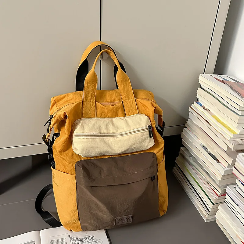 

Nylon Backpack Fashion Simple Splashproof Autumn Winter High-Capacity Shoulder Bag Handbag