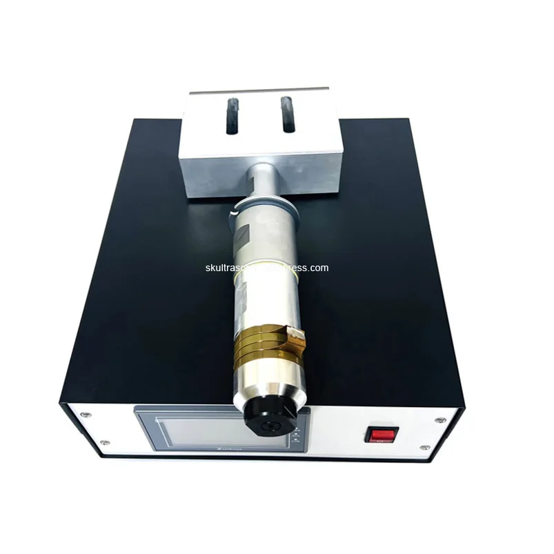آلة ختم الأكواب الورقية بالموجات فوق الصوتية مولد هزاز ورأس لحام الألومنيوم 150 * 13 مم