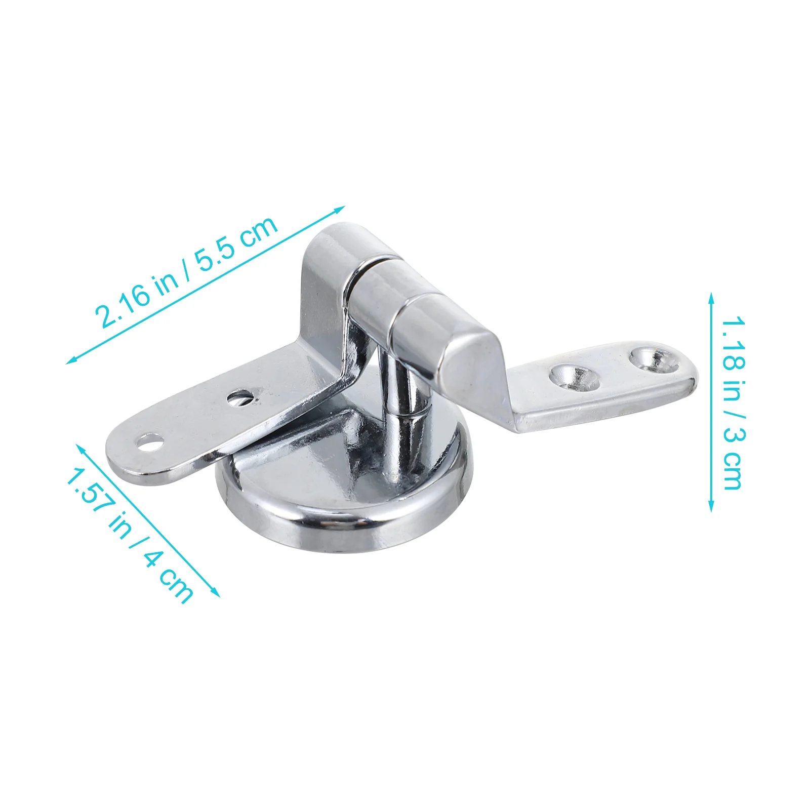 

Toilet Lid Hinge Cover Fitting Fixing Bidet Seat Home Zinc Alloy Baby Cabinet Bumpers