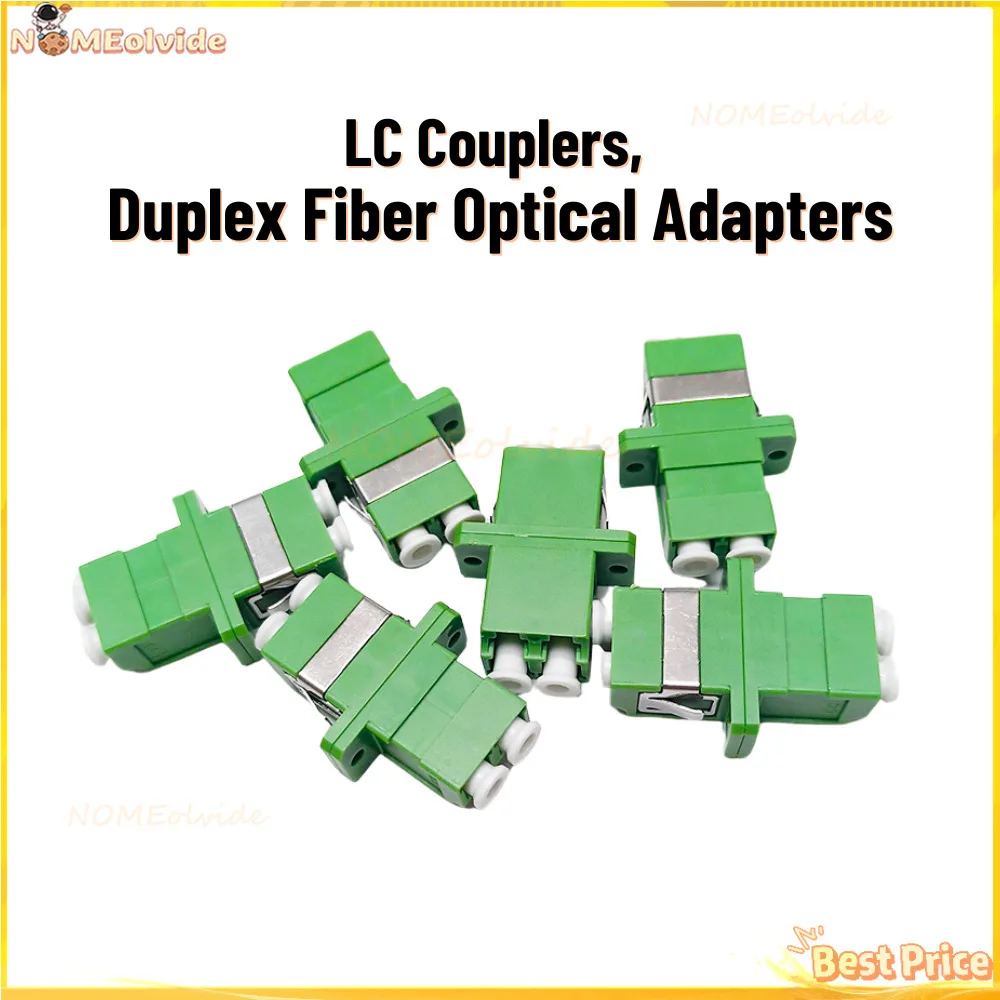 Coupler Optical Connector LC APC-LC APC Adapter Duplex Mode Fiber Optic Connectors