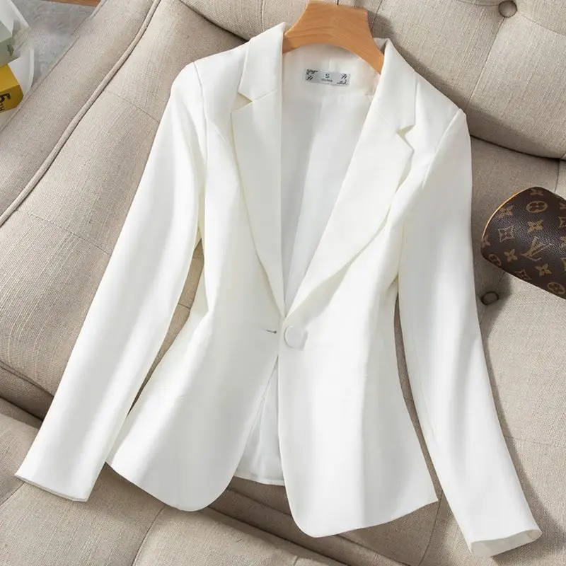 

White Tailored Jaet Women's ort Svel Spring Autumn Faion plus Size Casual Sle Chinese Manufacturer 2024 New Arr...