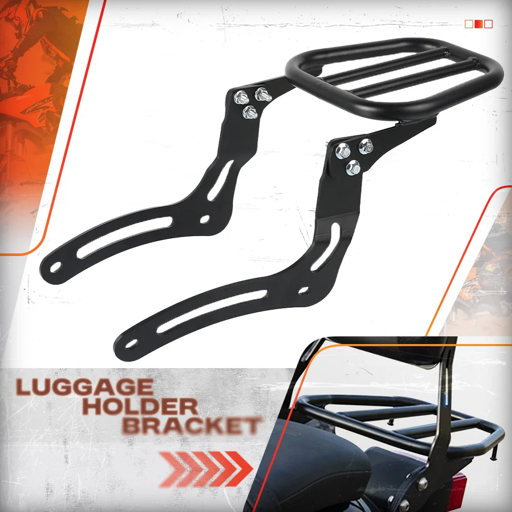 

FOR HONDA REBEL CMX300 CMX500 2017 2018 2019 2020 2021 2022 2023 2024 Steel Cargo Shelf Rear Rack Luggage Holder Bracket