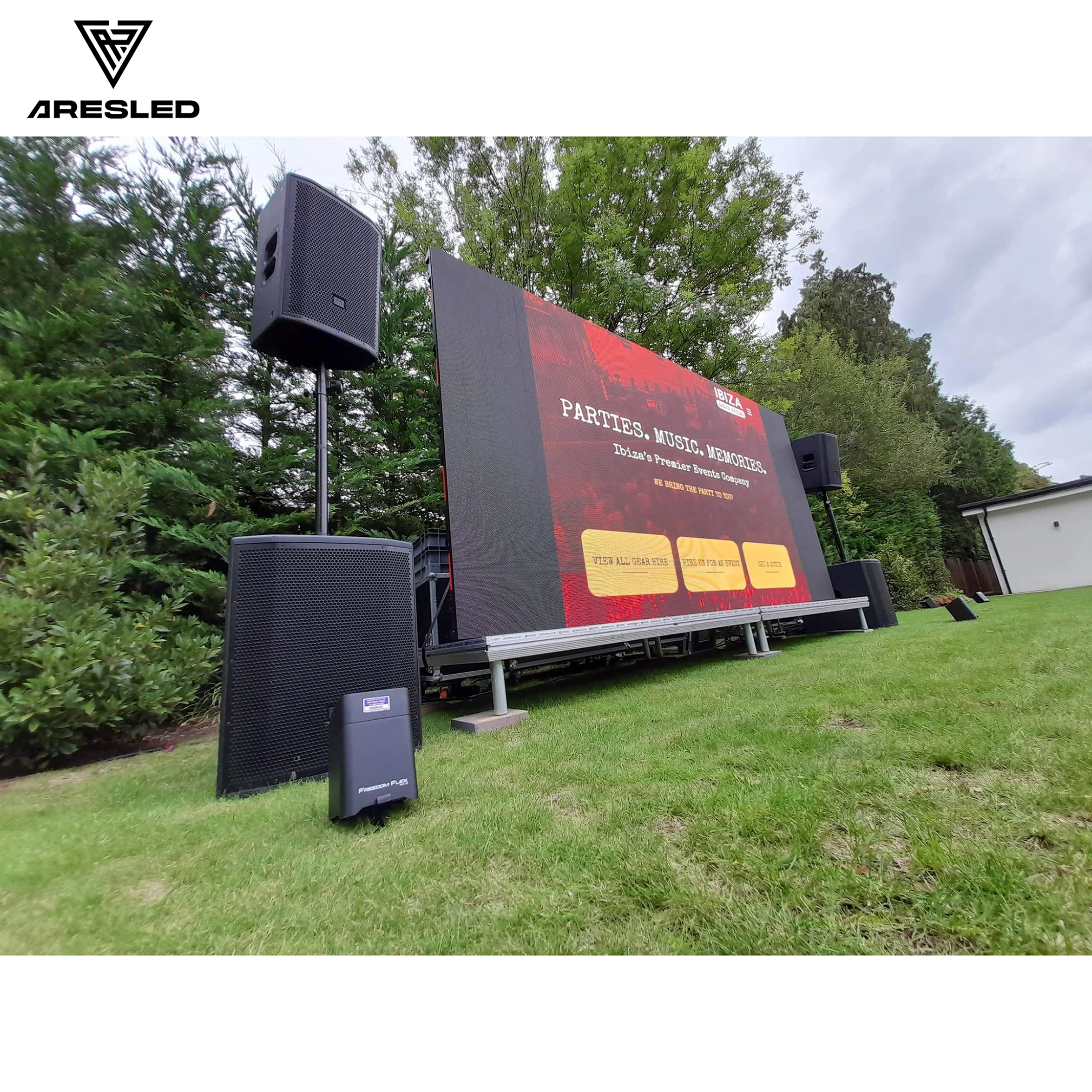 

Hot Sell P3.91 Indoor Rental Led Screen Display Video Wall 500*500mm for Advertising Stage Background Concert