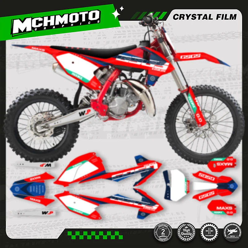 

MCHMFG MOTO New Style Custom Team Graphics Decal Sticker Kit For GASGAS 2021 2022 MC85 006