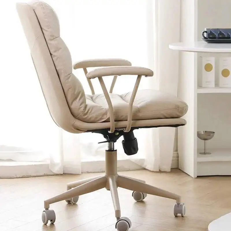 

Lazy Office Chair Vanity Throne Makeup Playseat Ergonomic Living Room Office Chair Nordic Comfortable Stoel Salon Furniture