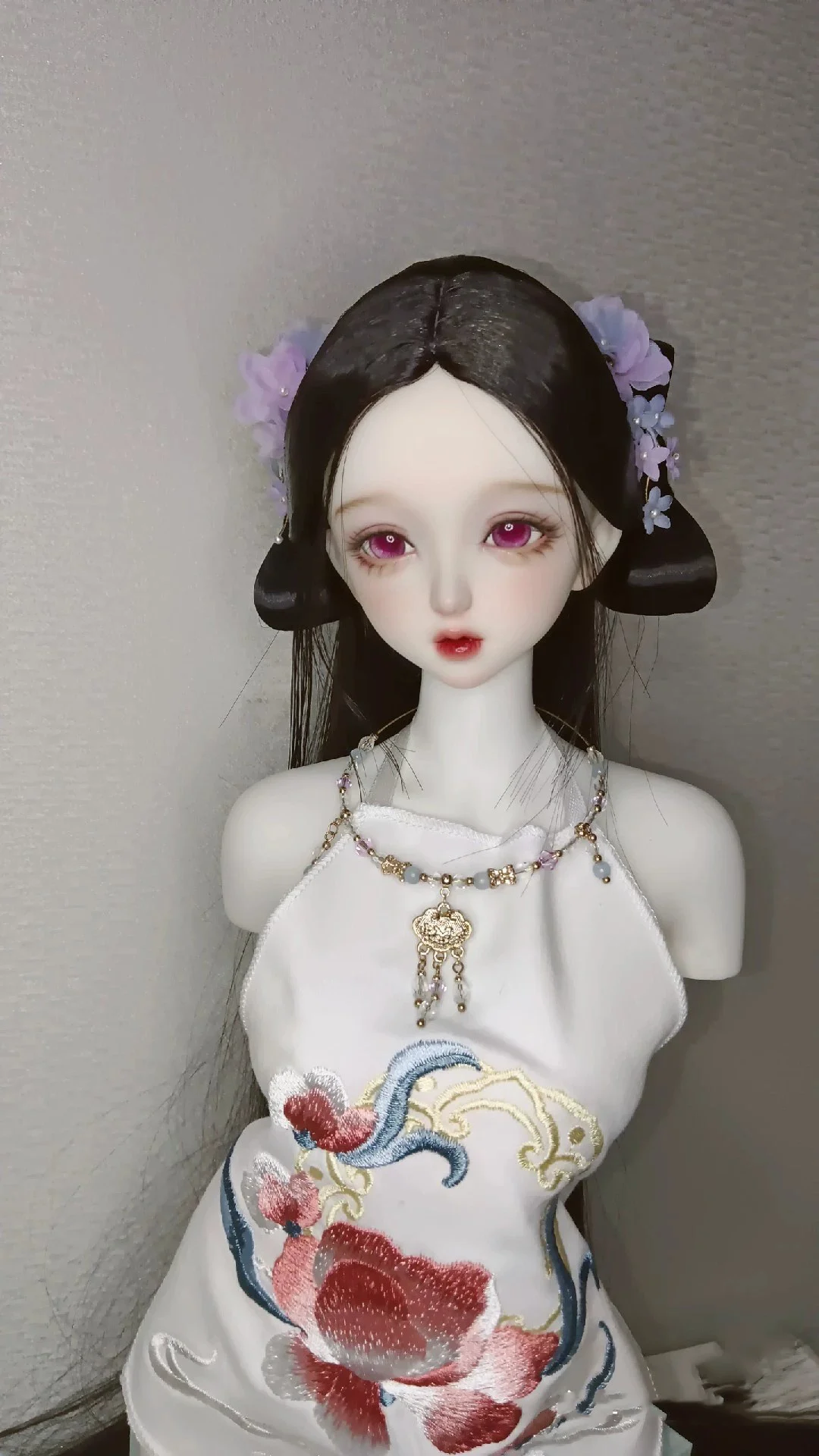 1/6 1/4 1/3 古代衣装 BJD ウィッグ 漢服 妖精 ロングヘア レトロウィッグ BJD/SD YOSD MSD SD13 女の子 SSDF ドールアクセサリー C2451