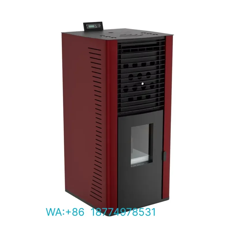 for Modern Intelligent Biomass Pellet Heating Fireplace Freestanding Indoor Commercial Home Use Eco-friendly Real Kitchen