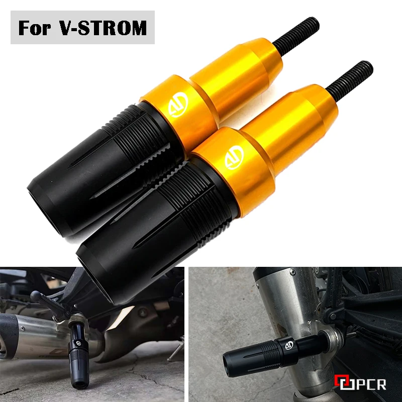 

For SUZUKI VStrom 650 250 1000 1050 XT DL 800DE DL650 Motorcycle Accessoires Falling protection Exhaust Slider Crash pad slider