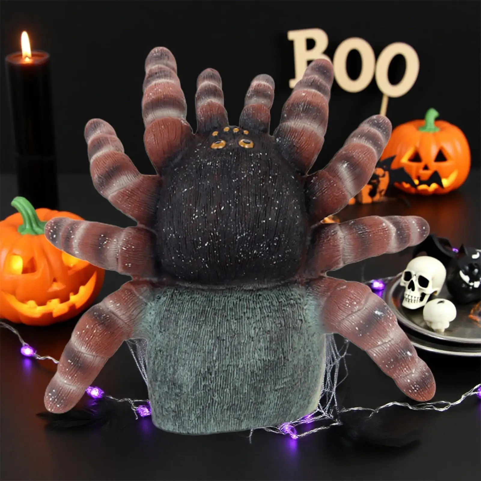 Burattini a mano per animali Burattini a mano per narrazione di ragni Giocattolo di Halloween per bambini Gioco interattivo Aula di intrattenimento per famiglie