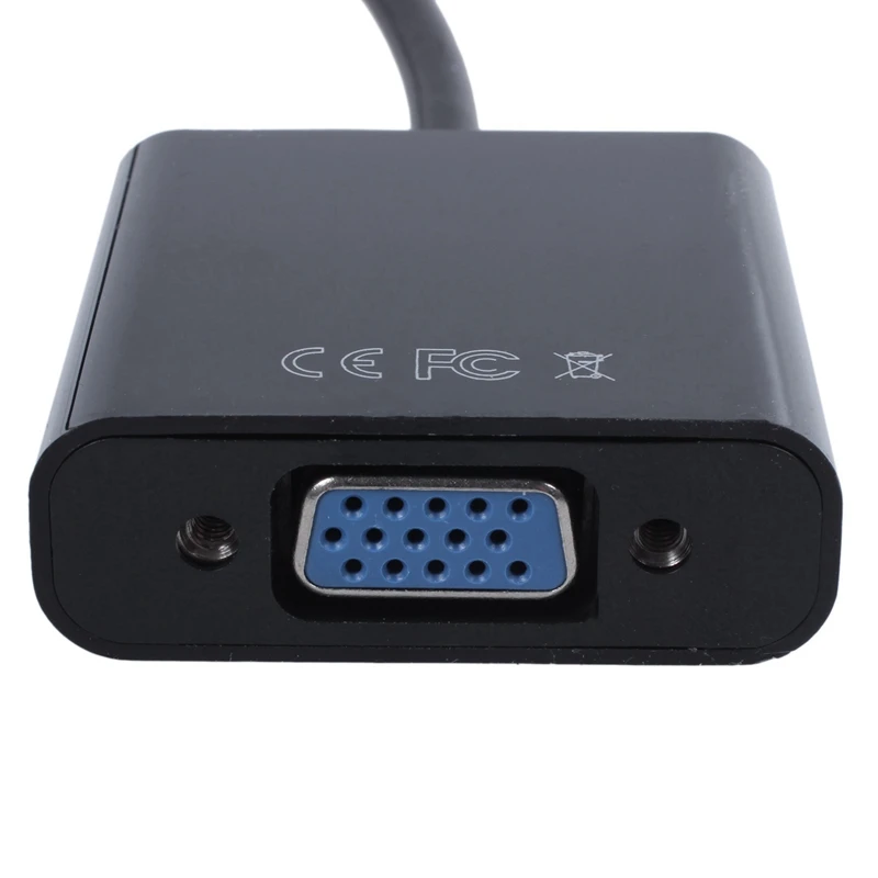 5X 1080P DP Displayport Male To VGA Female Converter Adapter Cable Stock image 2