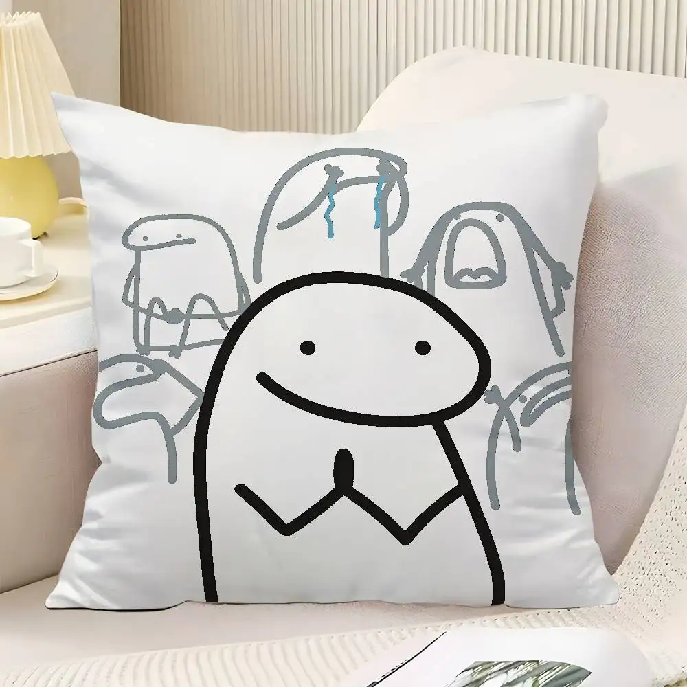 Funny Throw Pillow Cover Neutral Decor Cushion Cover Soft Sofa Couch Bed Home Decor Pillow Case