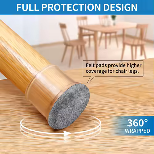 16PCS Silicone Chair Leg Caps Non-Slip Prevent Scratches Silent  Hardwood Floor Protector Waterproof Felt Furniture Feet Pad - Image 4