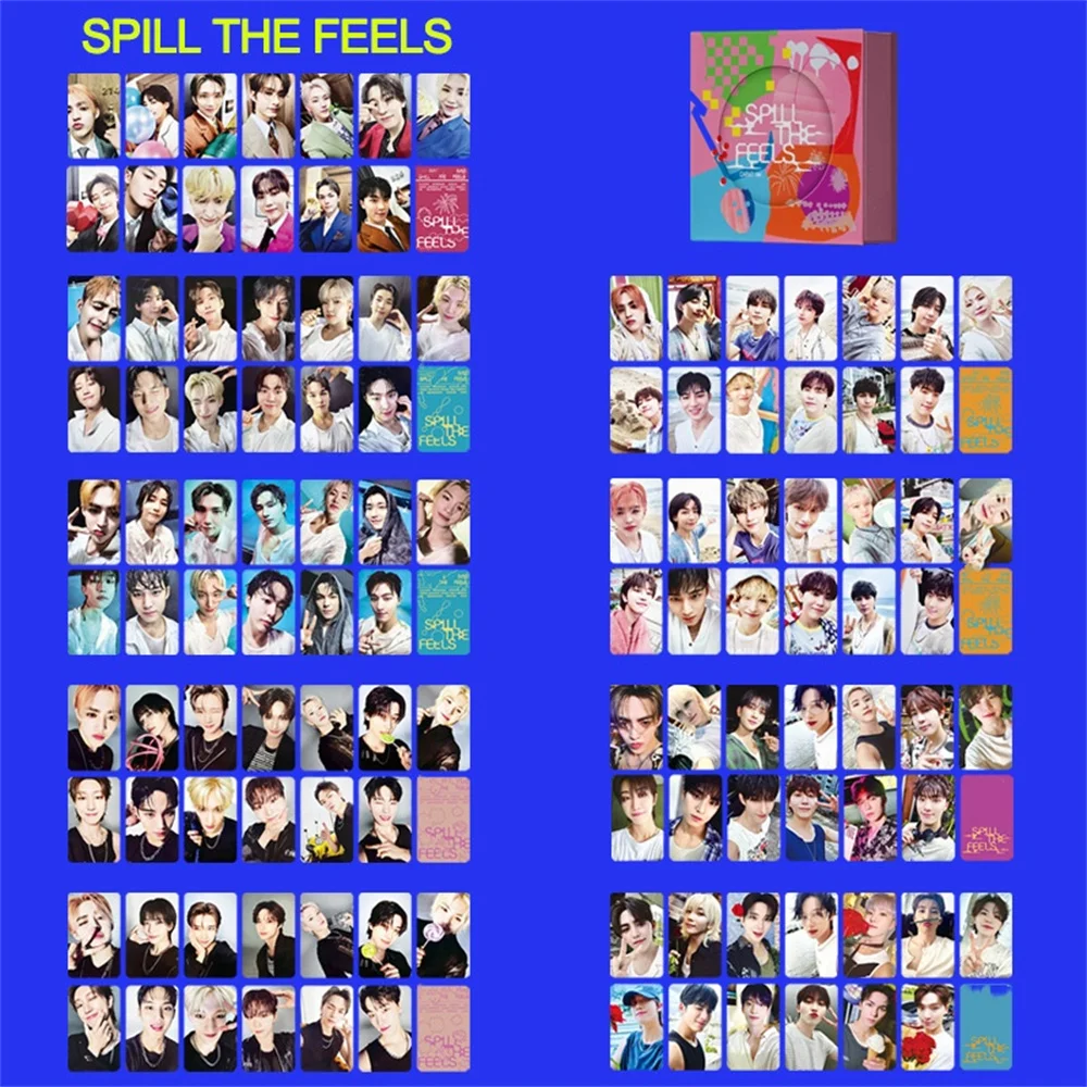 

Kpop Album SPILL THE FEELS LOMO Cards Double Small Cards S.COUPS JEONGHAN WONWOO WOOZI MINGYU SEUNGKWAN Fans Gifts Collection
