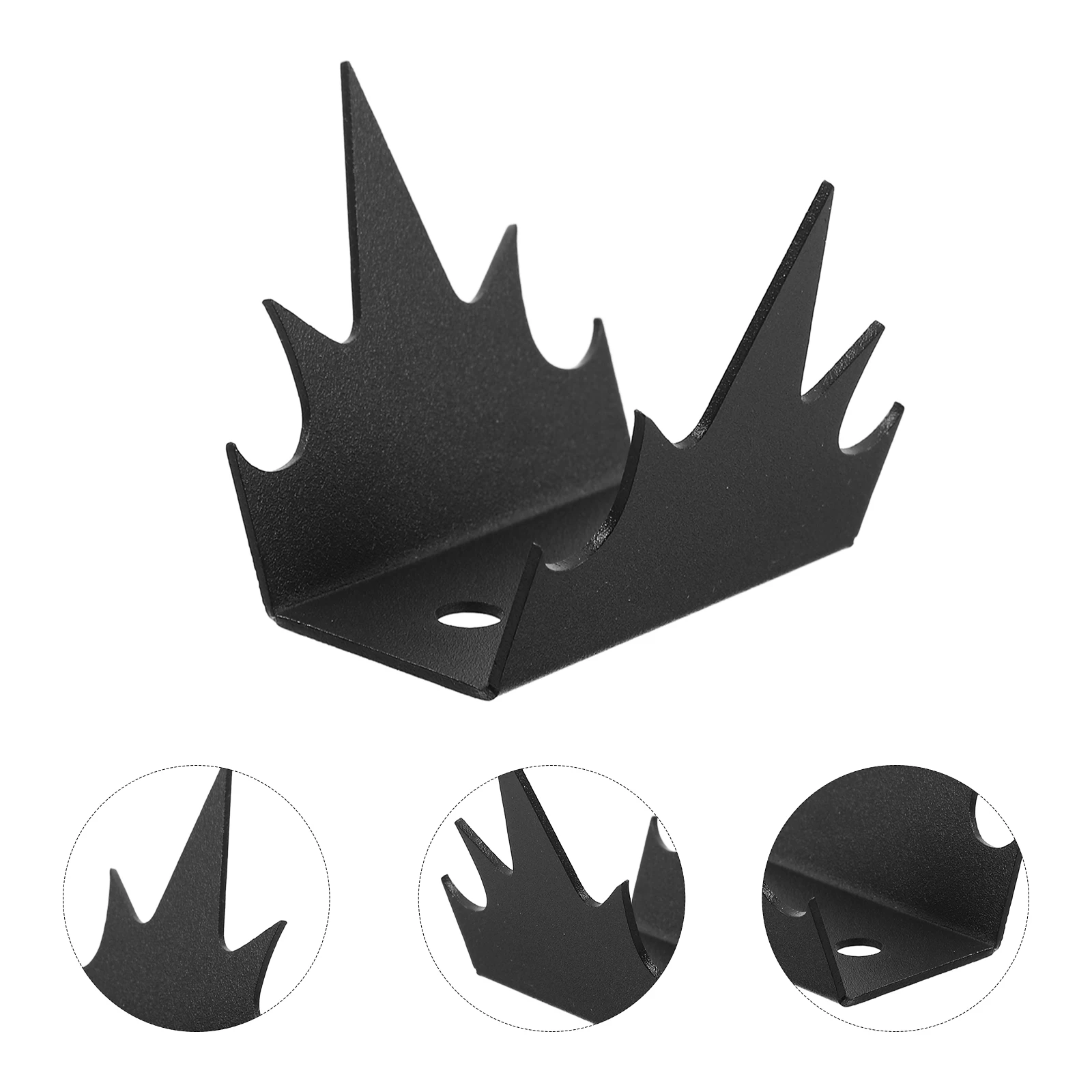 

1 set Anti-climb Spikes Deterrent Anti Climb Spikes Garden Wall Security Metal Carbon Steel Balcony Gate Fence