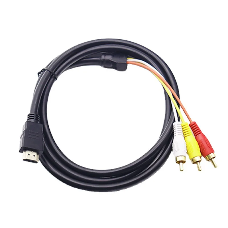 

Only Built-in Decoders Working HDMI-compatible To 3RCA Cable One-way for HD Player Devices Capable of Automatic Decoding