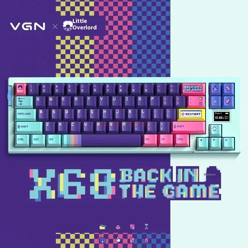 VGN X68 mechanical keyboard co branded game power wireless Bluetooth the third mock examination customization