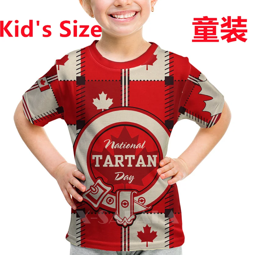 Canada Day And Moose Custom Kid Size For Children 3D Printed Mesh Fiber TShirt Top Summer Tee Men Streetwear Shorts Sleeve Sport