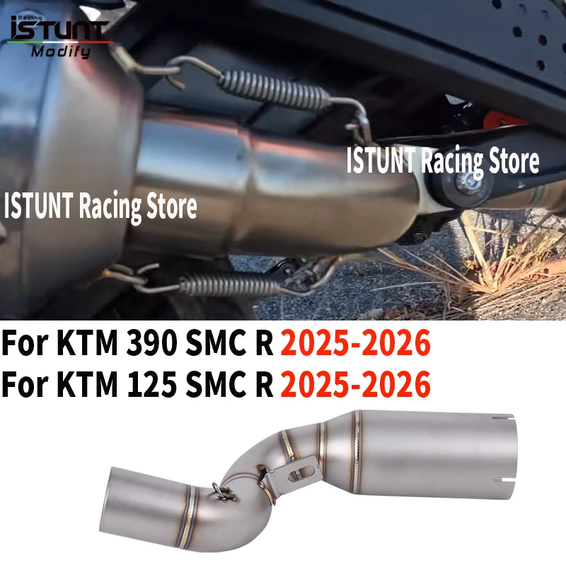 

Надевается для мотоцикла KTM 125 390 SMC R 2025 2026, выхлопная система Espace Moto Connect 50,8 мм, глушитель, средняя труба с катализатором