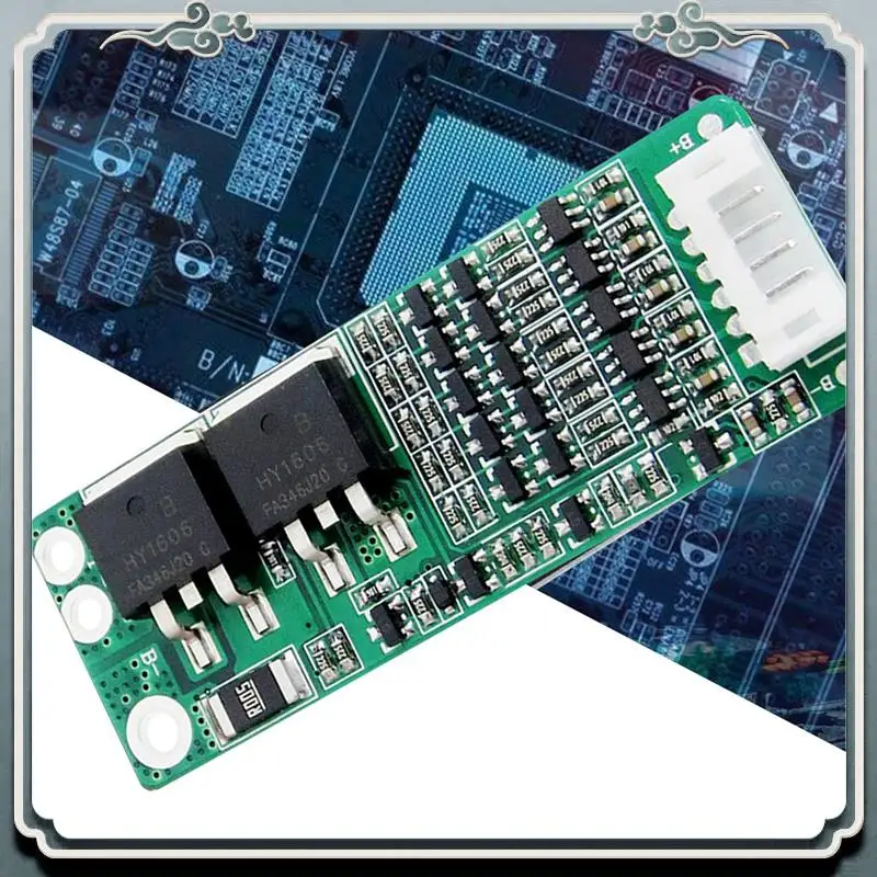 Premium 5S 21V 56A Lithium- Battery Charging Protection Board+Cable Supporting Short Circuit/Overload/Over Current Protection